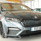 Rieger 00088250 Skoda NX Octavia RS Front Splitter - Glossy Black