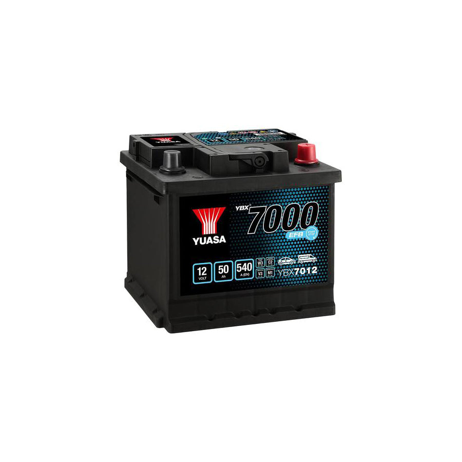 Yuasa YBX7012 12v 50Ah EFB Start Stop Plus Battery