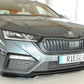 Rieger 00088250 Skoda NX Octavia RS Front Splitter - Glossy Black
