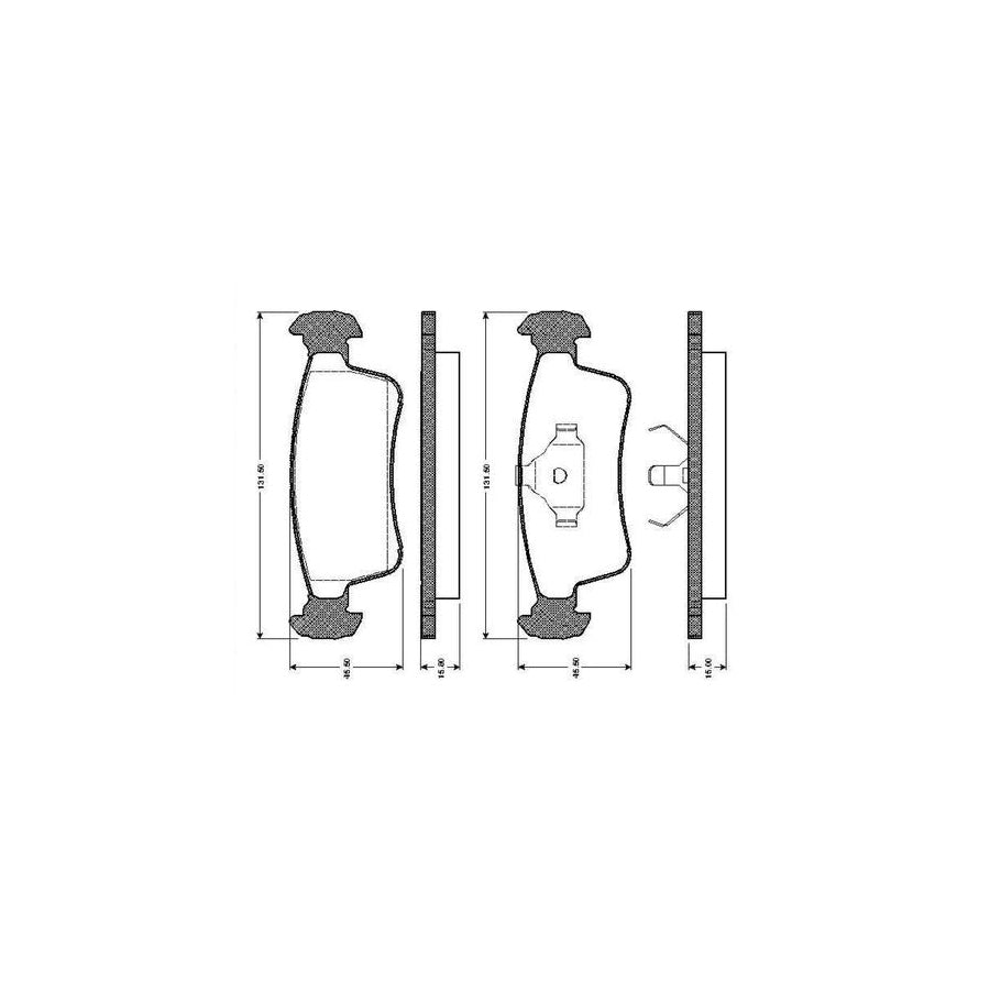 Bosch 0986Tb2578 Brake Pad Set For Suzuki Samurai Excl Wear Warning Contact With Accessories