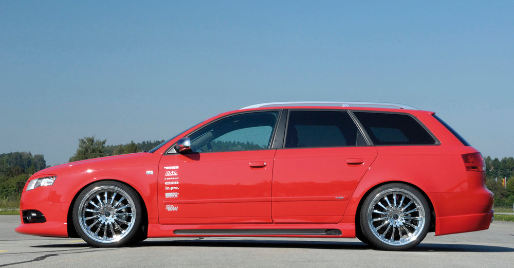 Rieger 00055226 Audi 8E B7 A4 Rear Diffuser for Twin Tailpipe Left & Right -  Matte Black