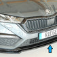 Rieger 00088250 Skoda NX Octavia RS Front Splitter - Glossy Black