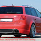 Rieger 00055226 Audi 8E B7 A4 Rear Diffuser for Twin Tailpipe Left & Right -  Matte Black