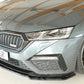 Rieger 00088250 Skoda NX Octavia RS Front Splitter - Glossy Black