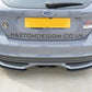 Maxton Design Ford Focus ST MK3 (Facelift) Rear Side Splitters