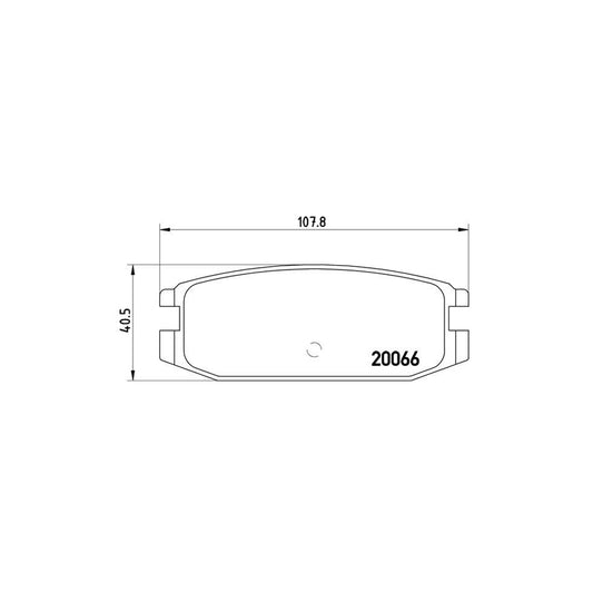 Brembo P 54 011 Brake Pad Set For Mitsubishi Pajero Shogun Excl Wear Warning Contact