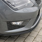 Rieger 00027022 SEAT 5F Front Splitter (Leon FR & Leon Cupra) -  Matte Black