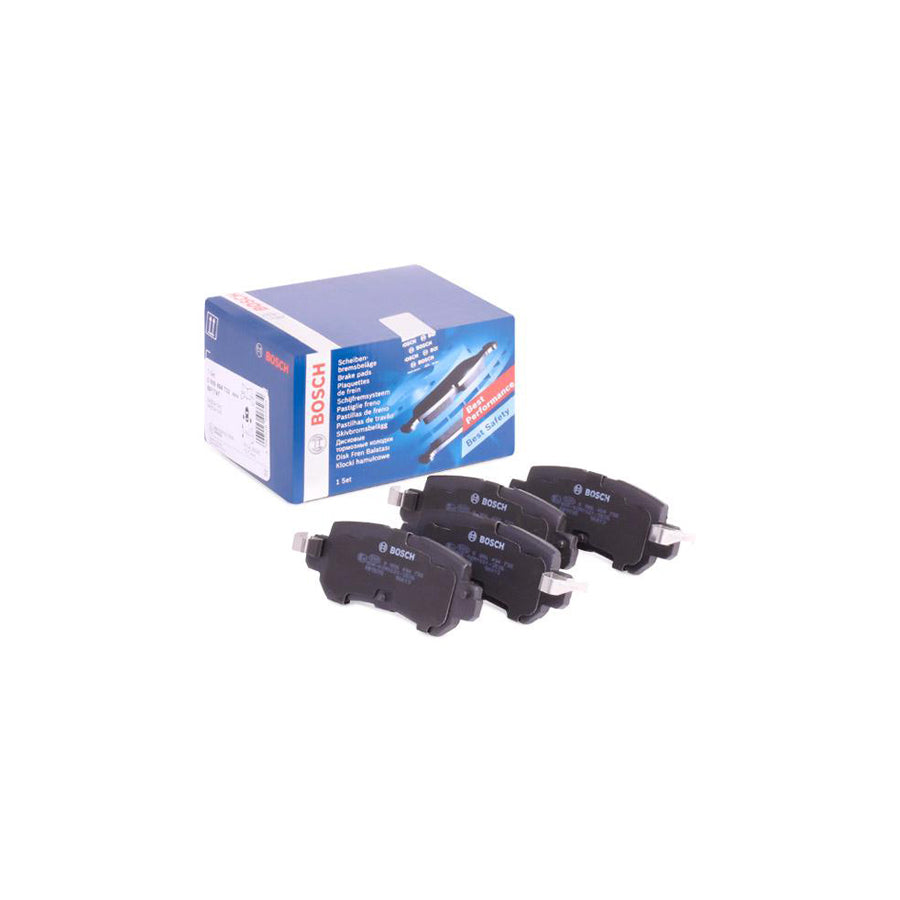 Bosch 0986494732 Brake Pad Set For Mazda Cx 5 With Acoustic Wear Warning With Anti Squeak Plate With Mounting Manual BP1747