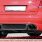 Rieger 00055226 Audi 8E B7 A4 Rear Diffuser for Twin Tailpipe Left & Right -  Matte Black