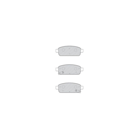Ferodo Fsl1925 Brake Pad Set Incl Wear Warning Contact With Brake Caliper Screws With Piston Clip