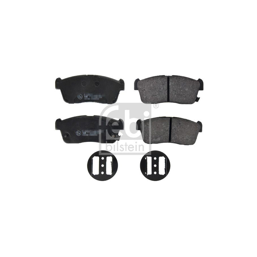 Febi Bilstein 16662 Brake Pad Set Front Axle With Acoustic Wear Warning