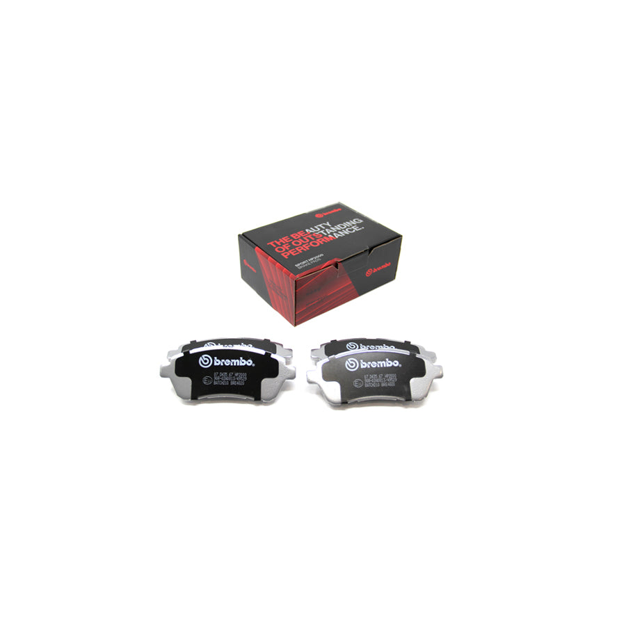 Brembo 07.D435.67 Daihatsu Ford Subaru Front HP2 High Performance Brake Pad Set (Inc. Materia, Sirion, Fiesta, Justy) | Duco Car Parts UK Car Parts