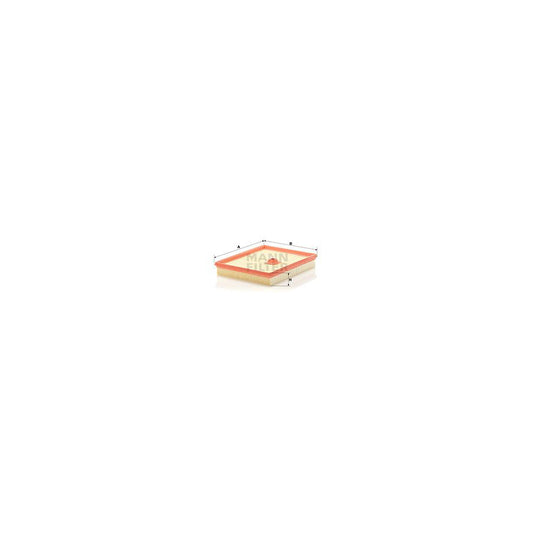 MANN-FILTER C 2695/2 Air Filter suitable for MERCEDES-BENZ S-Class Filter Insert