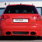 Rieger 00055226 Audi 8E B7 A4 Rear Diffuser for Twin Tailpipe Left & Right -  Matte Black