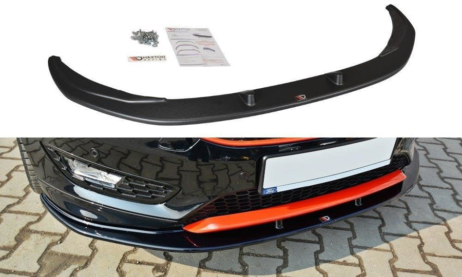 Maxton Design FO-FO-3F-STLINE-FD1T Front Splitter V.1 Ford Focus ST-Line MK3 FL | Duco Car Parts UK Car Parts