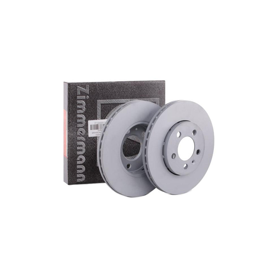 ZIMmERMANN COAT Z 100 1233 20 Brake Disc Externally Vented Coated High carbon