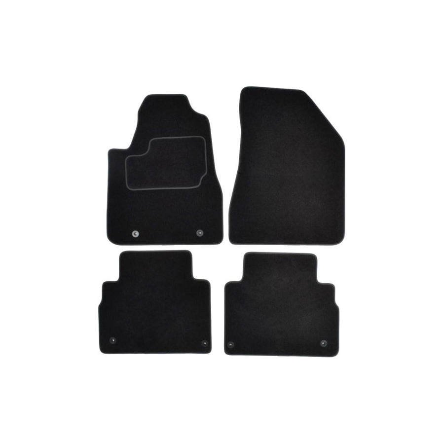 MAMMOOTH A041 LEX45 PRM 01 Floor mat set for LEXUS RX III (AL10) Textile, Front and Rear, Quantity: 4, Black