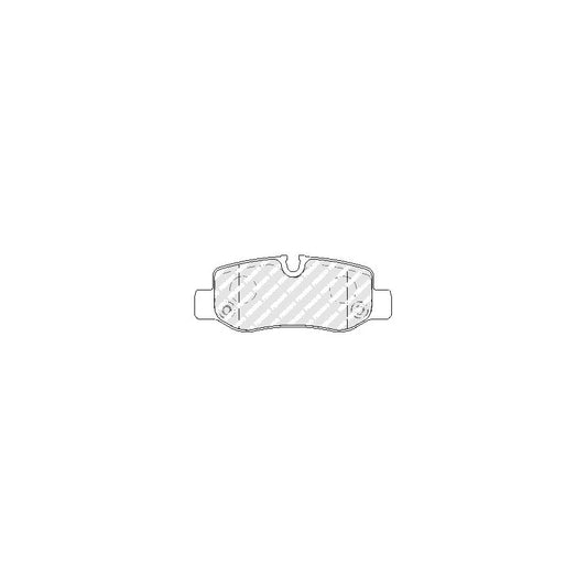 Ferodo Fvr5013 Brake Pad Set Prepared For Wear Indicator Without Accessories