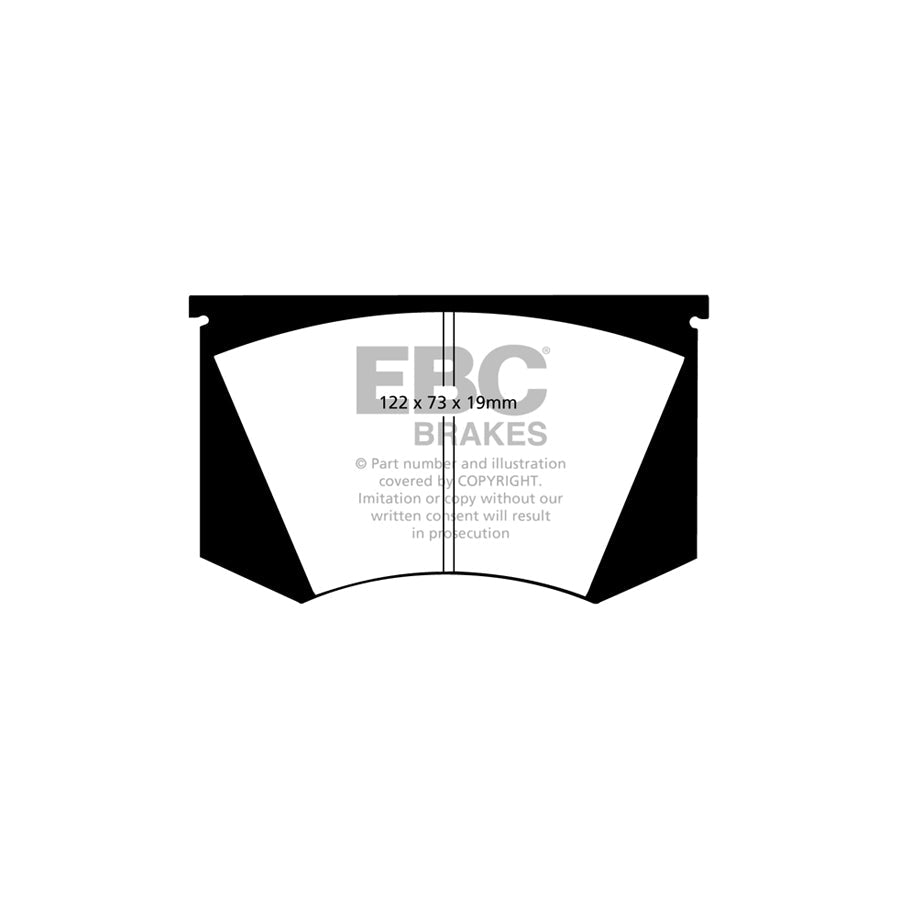 EBC PLK1577 Lamborghini Miura Yellowstuff Pads and Brake Line Performance Pack - Girling/TRW Caliper 2 | Duco Car Parts UK Car Parts