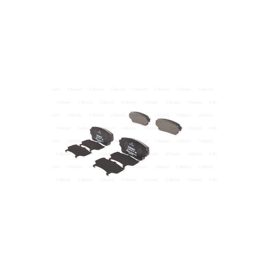 Bosch 0986494711 Brake Pad Set For Suzuki Grand Vitara I Off Road Ft Ht Front Axle Rear Axle With Acoustic Wear Warning With Anti Squeak Plate BP1706