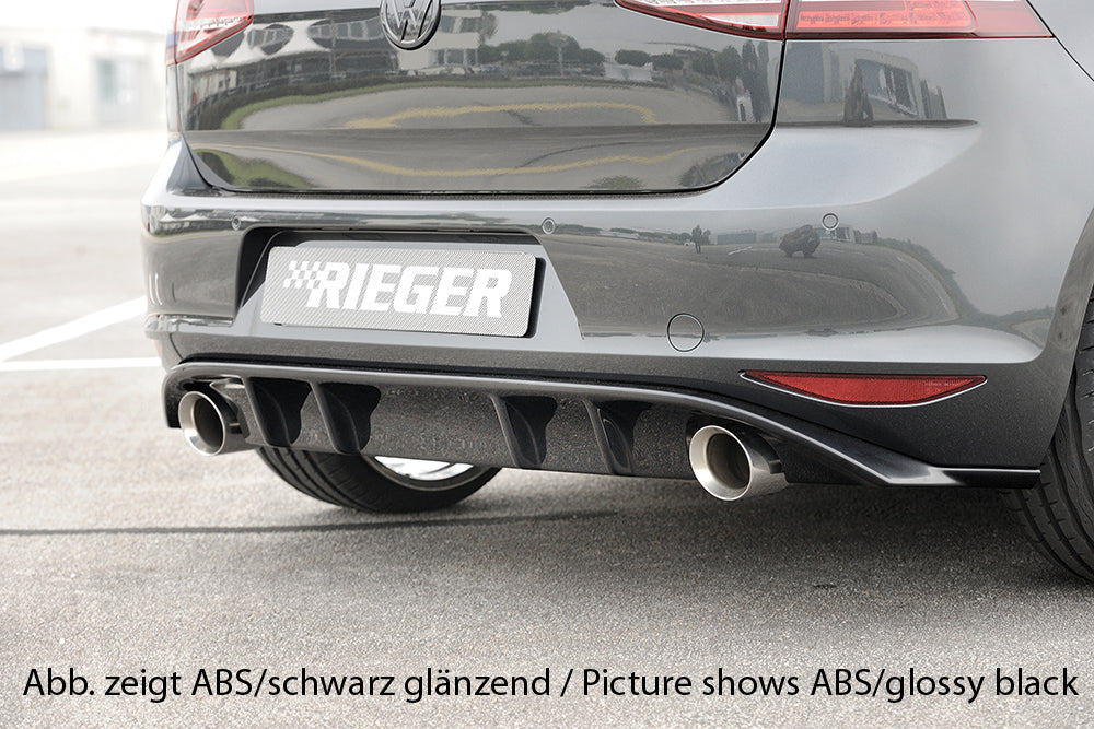 Rieger 00059563 VW Mk7 Golf Rear Diffuser (GTI Clubsport & GTI)