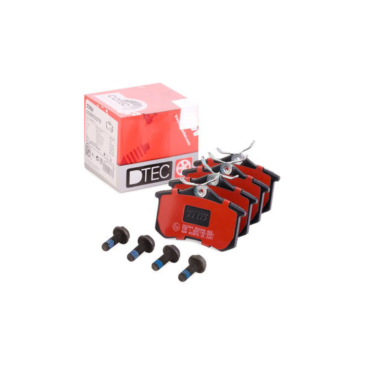 TRW Dtec Cotec Gdb823Dte Brake Pad Set Not Prepared For Wear Indicator With Brake Caliper Screws With Accessories