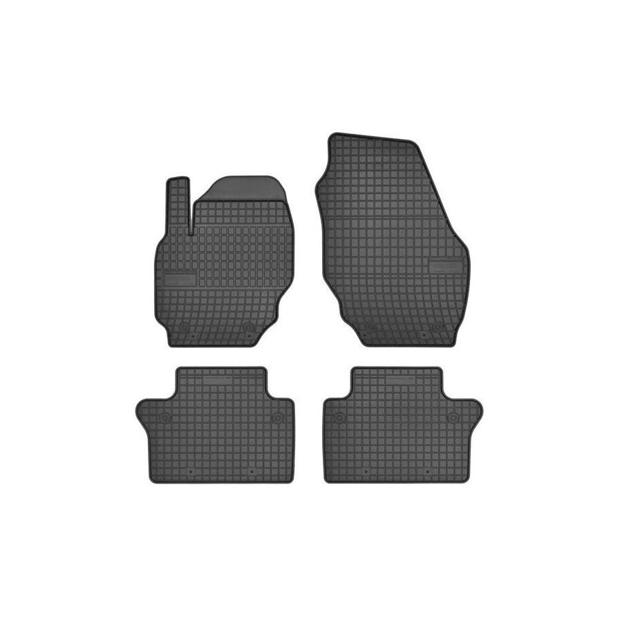 FROGUM Tailored 542940 Floor mat set Elastomer, Front and Rear, Quantity: 4, Black, (LHD)