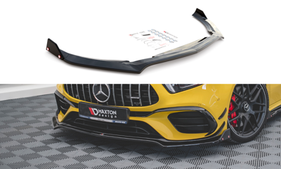 Maxton Design ME-A-177-45-FD3T+FSF Front Splitter + Flaps V.3 Mercedes Benz A45 S AMG W177 | Duco Car Parts UK Car Parts