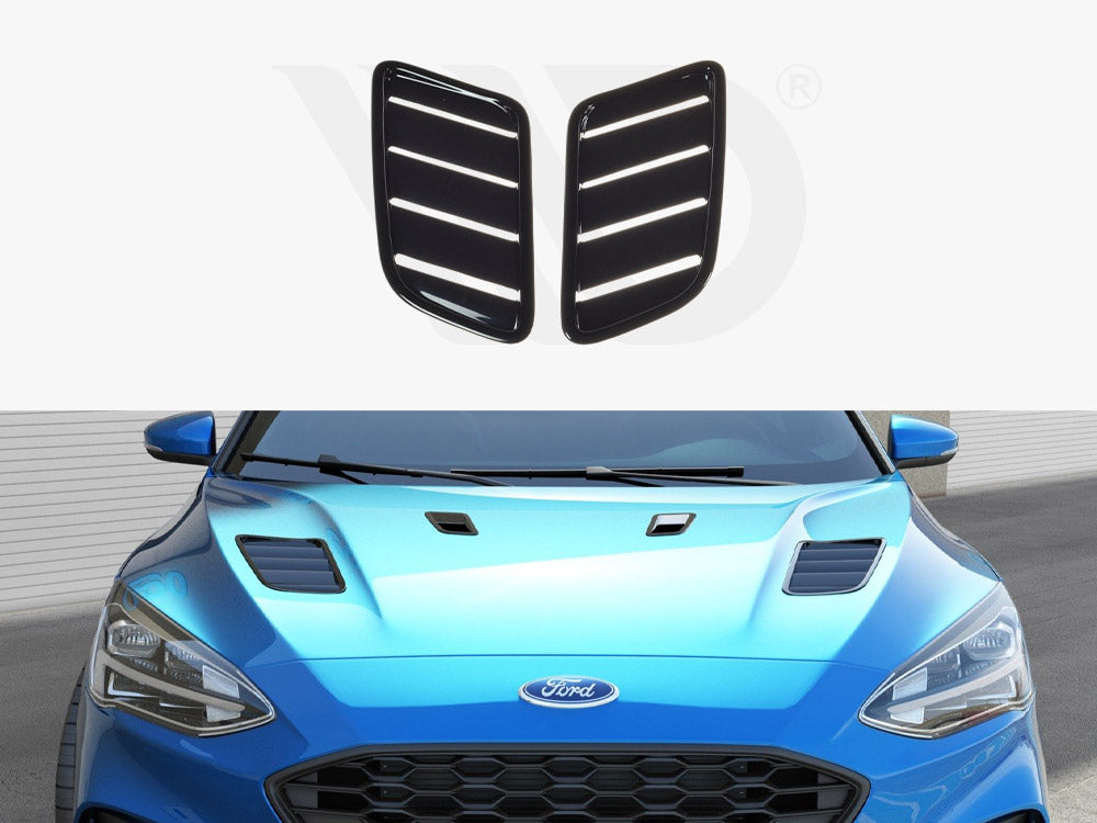 Maxton Design FO-FO-4-BV1T Bonnet Vents (bigger Ones) Ford Focus MK4 St/ St-line | Duco Car Parts UK Car Parts