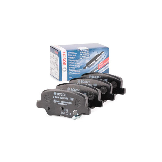 Bosch 0986495358 Brake Pad Set With Acoustic Wear Warning BP1650