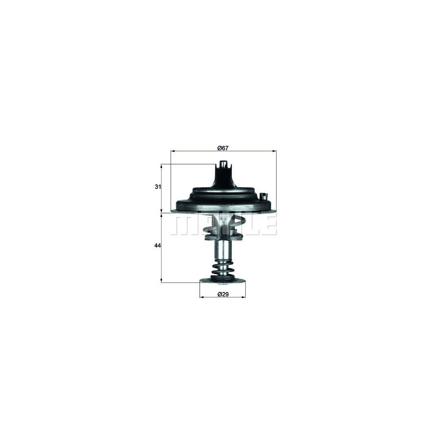 MAHLE ORIGINAL TX 26 80D1 Engine thermostat Opening Temperature: 80°C, with seal