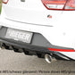 Rieger 00027021 SEAT 5F Leon FR Rear Diffuser for Sport Tailpipe Left & Right -  Matte Black