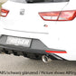 Rieger 00027021 SEAT 5F Leon FR Rear Diffuser for Sport Tailpipe Left & Right -  Matte Black