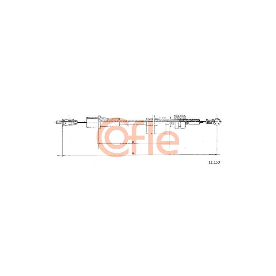COFLE 11.150 Throttle Cable for OPEL VECTRA | Duco Car Parts UK Car Parts