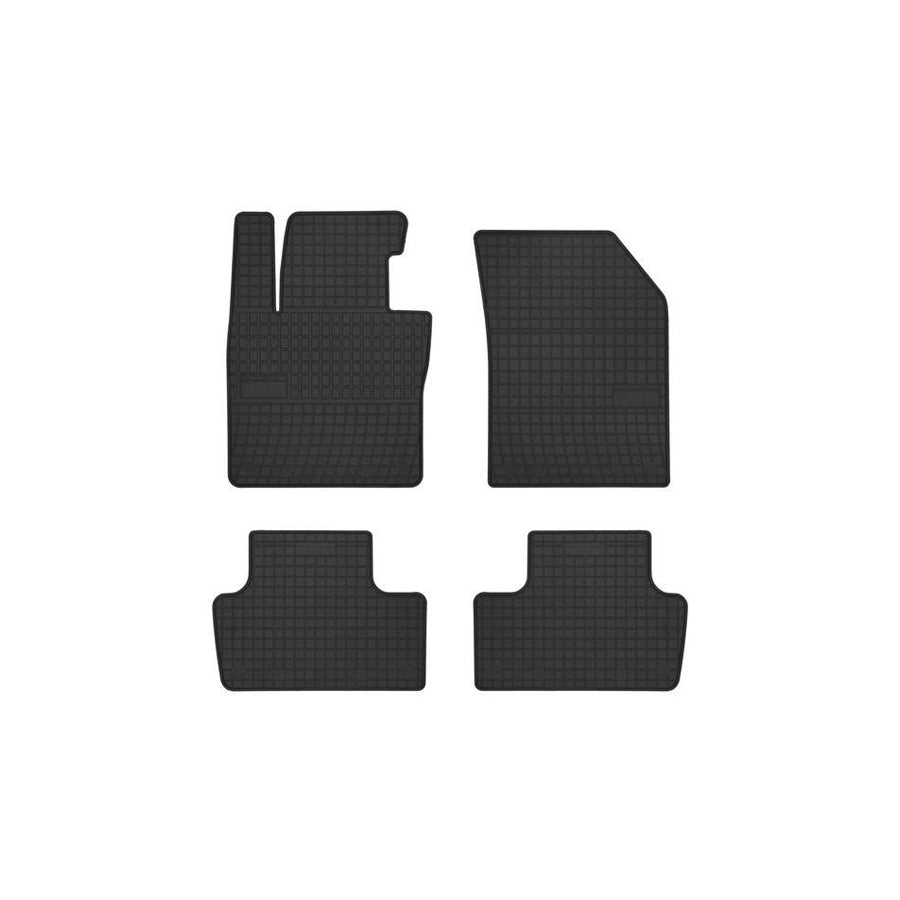FROGUM 401907 Floor mat set for VOLVO XC60 II (246) Elastomer, Front and Rear, Quantity: 4, Black