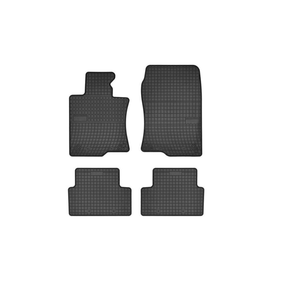 FROGUM Tailored 0835 Floor mat set for HONDA Accord VIII Saloon (CU) Elastomer, Front and Rear, Quantity: 4, Black, (LHD)