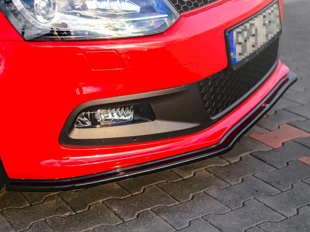 Maxton Design VW-PO-5-GTI-FD2T Front Splitter V.2 VW Polo MK5 GTI 6r Pre-facelift (2009-2014) | Duco Car Parts UK Car Parts