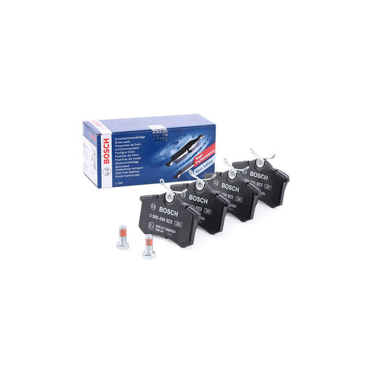 Bosch 0986494923 Brake Pad Set With Anti Squeak Plate With Bolts Screws With Mounting Manual BP1912