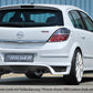 Rieger 00051268 Opel Astra H Rear Diffuser for Twin Tailpipe Left & Right -  Matte Black