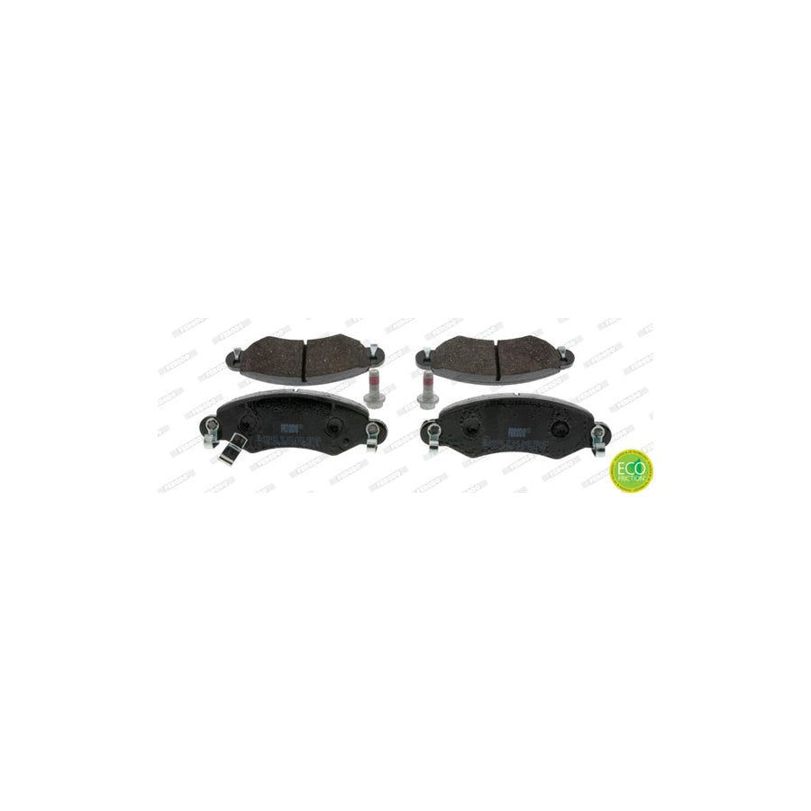 Ferodo Premier Eco Friction Fdb1423 Brake Pad Set With Acoustic Wear Warning With Brake Caliper Screws With Accessories