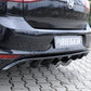 Rieger 00088102 VW Mk7-Line Golf R Rear Diffuser for Twin Tailpipe Centre - Glossy Black