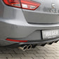 Rieger 00027020 SEAT 5F Leon FR Rear Diffuser for Twin Tailpipe Left -  Matte Black