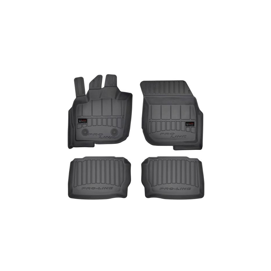 FROGUM Tailored 3D407725 Floor mat set for FORD MONDEO Elastomer, Front and Rear, Quantity: 4, Black, (LHD)