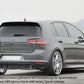 Rieger 00059562 VW Mk7 Golf GTI Rear Diffuser for Original Tailpipe Left & RIght - V6-Look -  Matte Black
