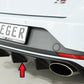 Rieger 00027024 SEAT 5F Leon Cupra Rear Diffuser