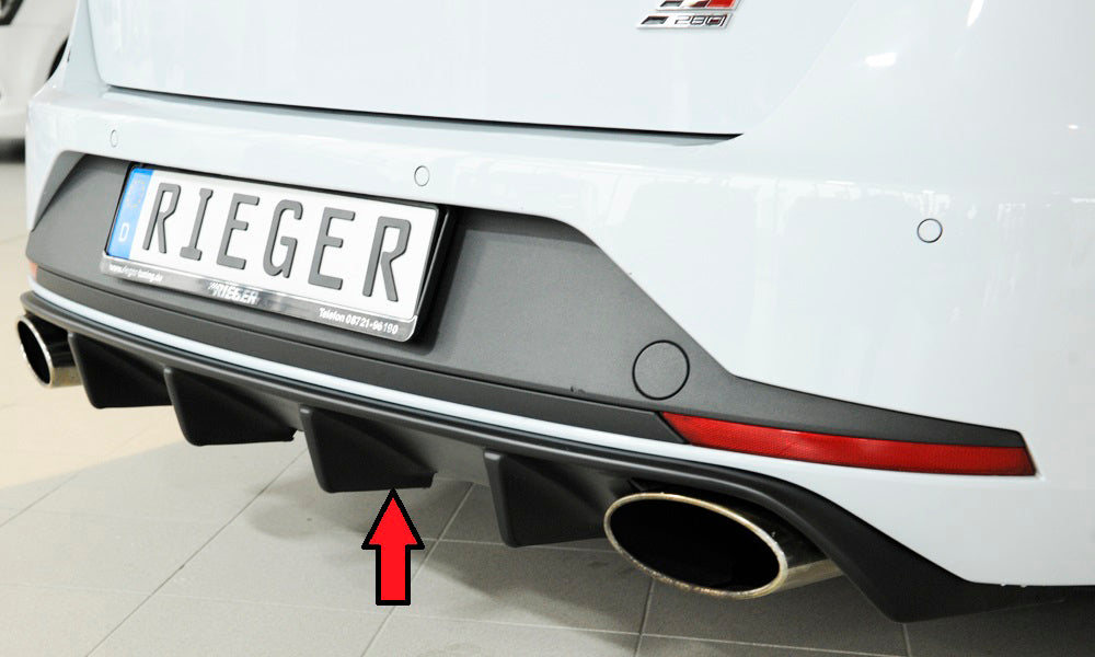 Rieger 00027024 SEAT 5F Leon Cupra Rear Diffuser