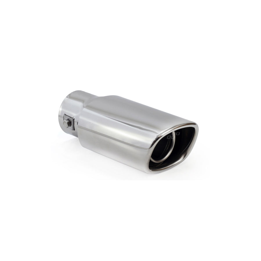 AMiO MT 015 01315 Exhaust tip oval, round, Stainless Steel, 180mm, 51mm