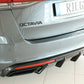 Rieger 00088254 Skoda NX Octavia RS Rear Diffuser - Glossy Black