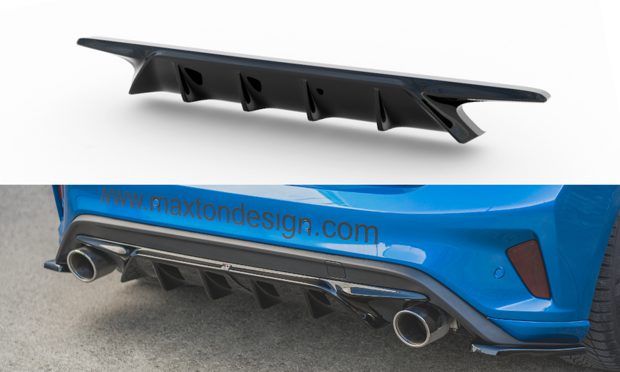 Maxton Design FO-FO-4-ST-RS1T Rear Valance V.2 Ford Focus ST MK4 | Duco Car Parts UK Car Parts