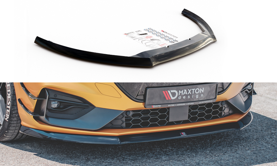 Maxton Design FO-FO-4-ST-FD2T Front Splitter V.8 Ford Focus ST / ST-Line MK4 | Duco Car Parts UK Car Parts